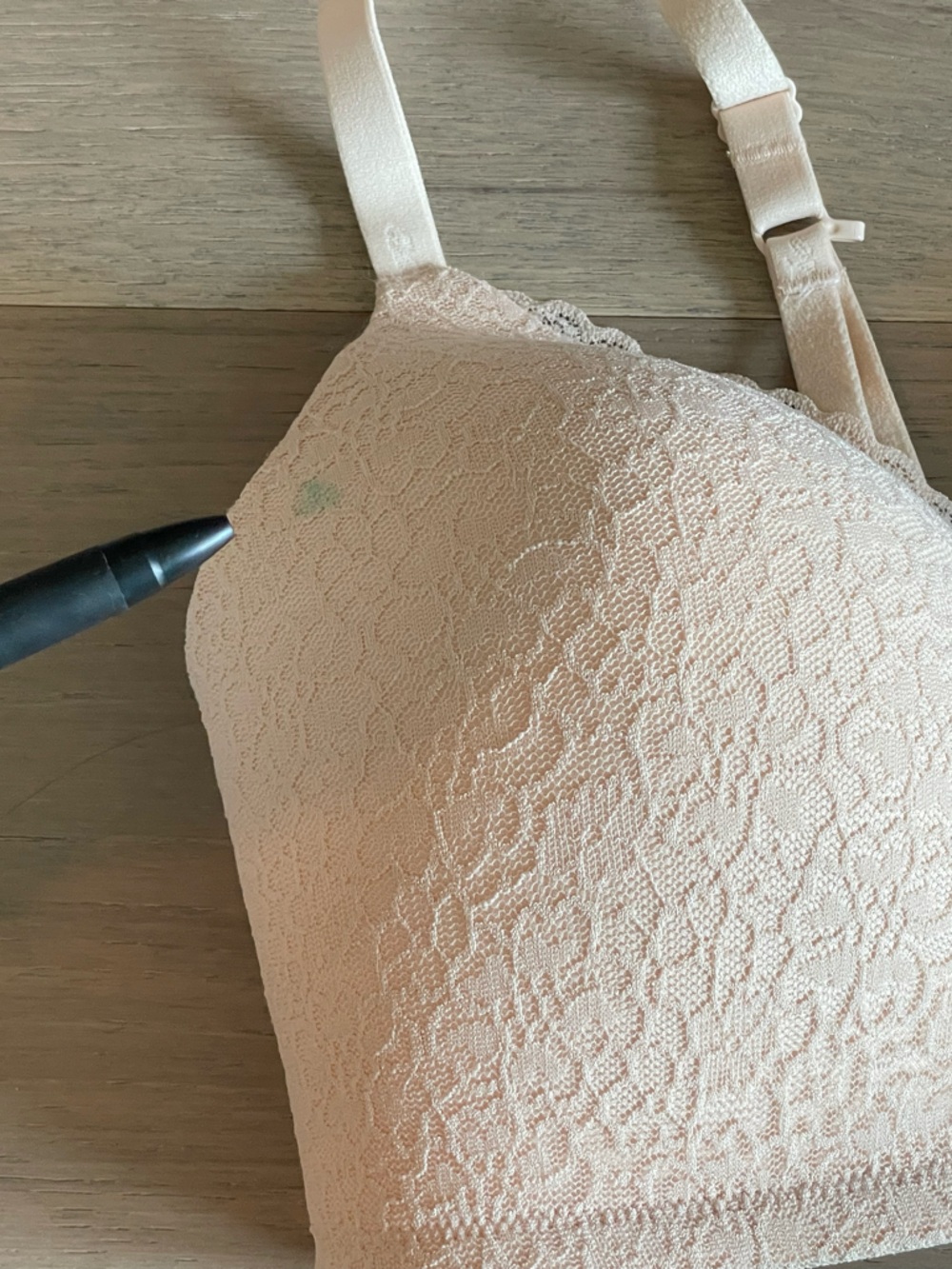 Aerie Light Blush Lace Wireless Everyday Bra 38D - Picture 4 of 8